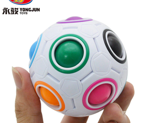 YongJun YJ Rainbow Wisdom Balls Football Magic Cube toys for children Gifts, an item from the 'Powered by Imagination' hand-picked list