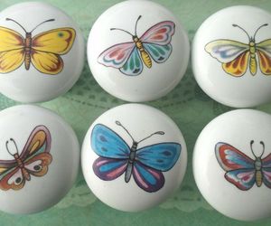 Cabinet Knobs Butterflies Butterfly #4 @Pretty@ (6) Insect, an item from the 'Spring is in the Air' hand-picked list