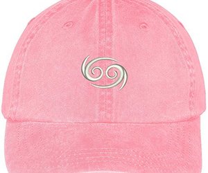 Trendy Apparel Shop Cancer Zodiac Signs Embroidered Soft Crown 100% Brushed Cott, an item from the 'Zodiak Gifts for Cancers' hand-picked list