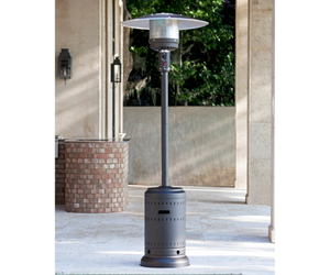Outdoor Patio Heater w Wheel Kit, 46000 BTUs, Electronic Ignition | NEW, an item from the 'Summer Outdoor Furniture' hand-picked list