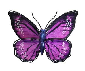 Handmade Purple Metal Butterfly Wall Decoration for Home and Garden Decoration M, an item from the 'Purple Haze' hand-picked list