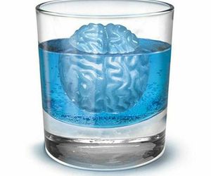 Halloween  Ice Cubes Octopus Shark Fin Brain Ice Tray Creative Fun Snacks Mold, an item from the 'Halloween On Ice' hand-picked list