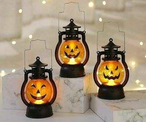 Pumpkin LED Light Halloween Decoration Pony Lantern Creative Holiday Warm White, an item from the 'Haunted Halloween Home' hand-picked list