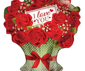 18&quot; ILY RED ROSES BRANCH BALLOON I LOVE YOU, an item from the 'Love Is In The Air' hand-picked list
