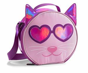 Fit &amp; Fresh Camila Cool Cat Lunch Bag with Adjustable Shoulder Strap Pink (R-L), an item from the 'Keep Calm and Eat Lunch' hand-picked list