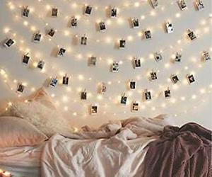 Photo Clip String Lights Fairy Lights-Dorm Bedroom Wall Decor Wedding Decoration, an item from the 'College Daze' hand-picked list