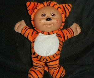 2011 Cabbage Patch Cuties Kids Orange Baby Tiger Plush Animal Doll, an item from the 'Doll Landtopia' hand-picked list