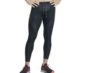 Nike Men's Power Tech Dri-Fit Reflective Running Tights Black 2XL MSRP $120, an item from the 'Yoga Gear' hand-picked list