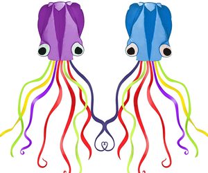 Large Kite &amp; Kites For Kids S Easy To Fly The Beach  2 Pack Octopus K, an item from the 'Summer Fun for the Kiddos' hand-picked list