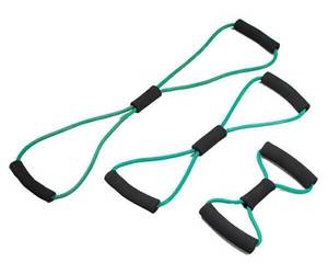 New Cando Bowtie Eight Shaped Lightweight Exercise Tubing Comes In Three Sizes, an item from the 'Fitness Focus' hand-picked list