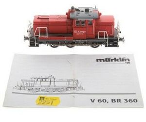 Marklin Db- Ho Scala V60 Br 360 Diesel Motore, an item from the 'Marklin Model Cars &amp; Trains' hand-picked list