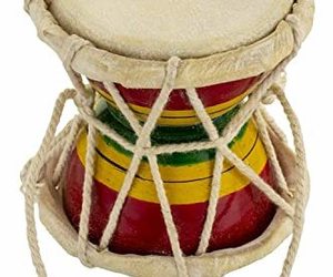 Damru (Multicolour) Bhole Nath Shiva Drum Mahadev Instrument Puja GOD Hindu 3 &quot;, an item from the 'We are the Music Makers' hand-picked list
