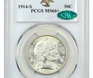 1914-S 50c PCGS/CAC MS66+ ex: D.L. Hansen - Registry Quality!, an item from the 'For the Coin Collector' hand-picked list