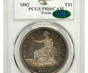 1883 Trade$ PCGS/CAC PR 66 CAM ex: D.L. Hansen - Scarce Proof-Only Trade Dollar, an item from the 'For the Coin Collector' hand-picked list