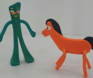 Gumby &amp; Pokey 6-Inch Bendable &amp; Poseable 2 Piece Figure Toys ©2014 Prema Toy Co, an item from the 'Collectable Memories ' hand-picked list