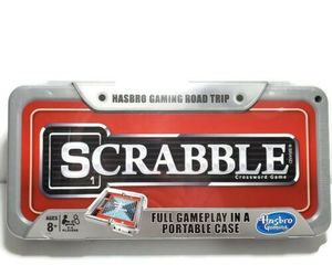 Scrabble Hasbro Travel Game Road Trip Portable Case Full Gameplay Crossword NEW, an item from the 'Road Trippin&#39;' hand-picked list