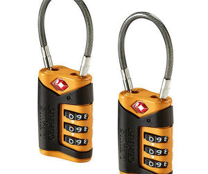Lewis N. Clark TSA-Approved Combination Luggage Lock With Steel Cable - 2-Pac..., an item from the 'Vacation Accessories ' hand-picked list