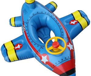 Airplane Baby Swimming Float Inflatable Pool Floaties Toys Outdoor Swimming Ring, an item from the 'Just Add Air' hand-picked list