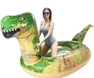 FindUWill Dinosaur Pool Float, 118&quot; Giant Inflatable Floaties Large T-Rex Swimmi, an item from the 'Just Add Air' hand-picked list