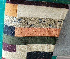 Handmade lap or throw Quilt 42 x 36, an item from the 'Love to Quilt' hand-picked list