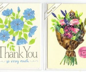 Lot of 2 Trader Joe&#39;s Thank You Greeting Cards Flowers Spring Time New, an item from the 'Are you ready for Spring Time?' hand-picked list