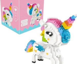 Block Center 3D Nano Blocks Unicorn [Upgraded Model], 3D Toy Pet Building Block , an item from the 'Powered by Imagination' hand-picked list