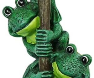 Frog Garden Statue Lawn Ornament Decor Fairy Outdoor Patio Yard Decorations NEW, an item from the 'Frog Festival' hand-picked list