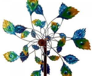 75&quot; TALL Kinetic LAWN GARDEN GIFTS Colorful WIND SPINNER WINDMILL Yard Art Lawn, an item from the 'A garden doesn&#39;t just grow; it blooms' hand-picked list