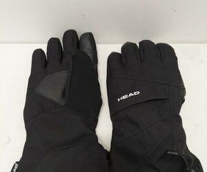 HEAD -Ski Gloves- Black Polyester, Broken Cord,  (See Pics) XL Preowned,, an item from the 'Fun in the Cold Outdoors' hand-picked list
