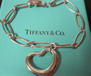 TIFFANY &amp;  CO Sterling Elsa Peretti Open Heart Paper Clip Link Bracelet, an item from the 'Love is in the air' hand-picked list