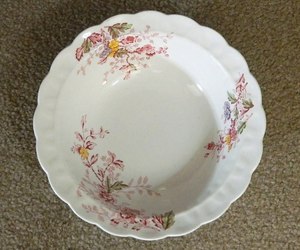 Vintage Ridgway Ironstone Bowl Staffordshire English Garden , an item from the 'English Ironstone' hand-picked list