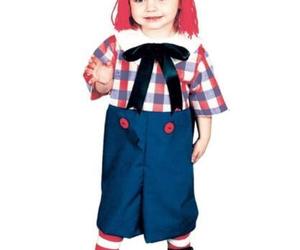 Raggedy Ann and Andy -  Toddler Halloween Costume - Size 2T-4T - Classic Costume, an item from the 'Raggedy Andy Collectables' hand-picked list