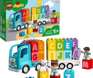LEGO DUPLO My First Alphabet Truck 10915 ABC Letters Learning Toy Multicolor , an item from the 'Powered by Imagination' hand-picked list
