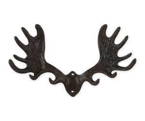 Cast Iron Moose Antler Wall Hook, an item from the 'Design your living space, your way' hand-picked list