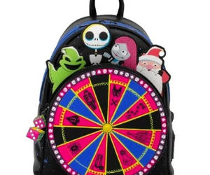 Loungefly Disney The Nightmare Before Christmas Oogie Boogie Wheel Mini Backpack, an item from the 'Nightmare Before Christmas' hand-picked list
