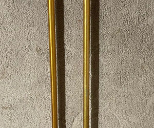 Vintage Scott USA ski poles Hot Tubes Downhill Gold 48 in, an item from the 'Fun in the Cold Outdoors' hand-picked list