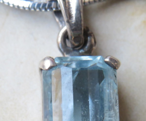 Aquamarine Pendant, an item from the 'Aquamarine - March’s Birthstone ' hand-picked list