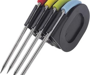Meat Thermometer Probe 4-Pack Thermostats Kit Parts For Weber iGrill 2/3/Mini, an item from the 'Good food is always prepared with good utensils' hand-picked list