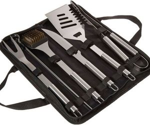 Home-Complete BBQ Grill Tool Set- Stainless Steel Barbecue Grilling Accessories, an item from the 'Stop showing off. We get it, you’re hot' hand-picked list