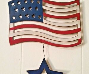 4th Of July Wall Plaque 39&quot; Long Patriotic Memorial &amp; Labor Day Patriotic, an item from the 'Bold stripes, bright stars, brave hearts' hand-picked list
