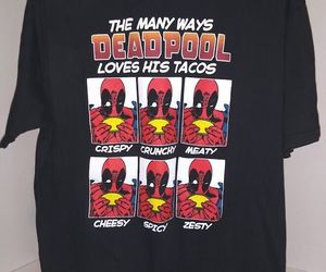 Men&#39;s Marvel Deadpool Many Ways Taco T-Shirt Size XL, an item from the 'Everything You Need for Taco Tuesdays' hand-picked list