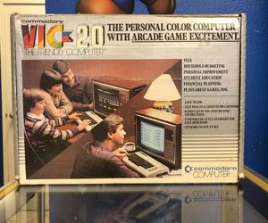 Commodore Vic-20 Computer Video Game Console Bundle in Box, an item from the 'Vintage Household Collectibles' hand-picked list