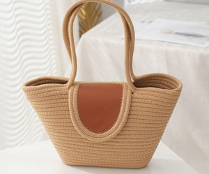 Cotton cord woven bag Travel storage bag Summer women&#39;s handbag , an item from the 'Meet your new favorite bag!' hand-picked list