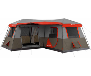Camping Tent 12 Person 16&#39; x 16&#39; Instant Cabin Outdoor Shelter 3 Rooms Rainfly, an item from the 'Campers have S&#39;more fun!' hand-picked list