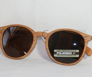 Sunglasses (new) FAUX WOODEN SUNGLASSES - 100% UVA &amp; UVB PROTECTION, an item from the 'The coolest sunglasses for the hottest look' hand-picked list