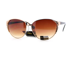 Donna Lusso Strass Occhiali da Sole Rotondo Morbido Cateye Moda, an item from the 'The coolest sunglasses for the hottest look' hand-picked list