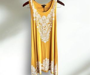 5th &amp; Love Women Boho Yellow Sleeveless Tank Dress Cami Summer Holiday Sundress, an item from the 'Girls just wanna have sun' hand-picked list
