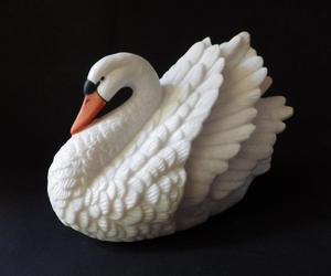 Vintage Royal Heritage White Swan Figurine Excellent, an item from the 'Birds of a Feather....' hand-picked list
