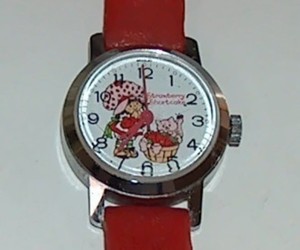 Vintage Strawberry Shortcake Character Watch, an item from the 'Vintage Strawberry Shortcake Dolls' hand-picked list
