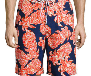 St. John’s Bay Patterned Microfiber Swim Trunks Size S, M, XL, XXL Msrp $44 , an item from the 'The Wetter The Better' hand-picked list